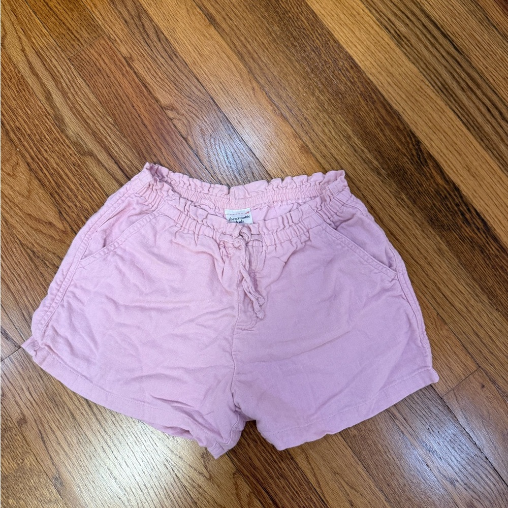Abercrombie Kids Light Pink High Waist Shorts